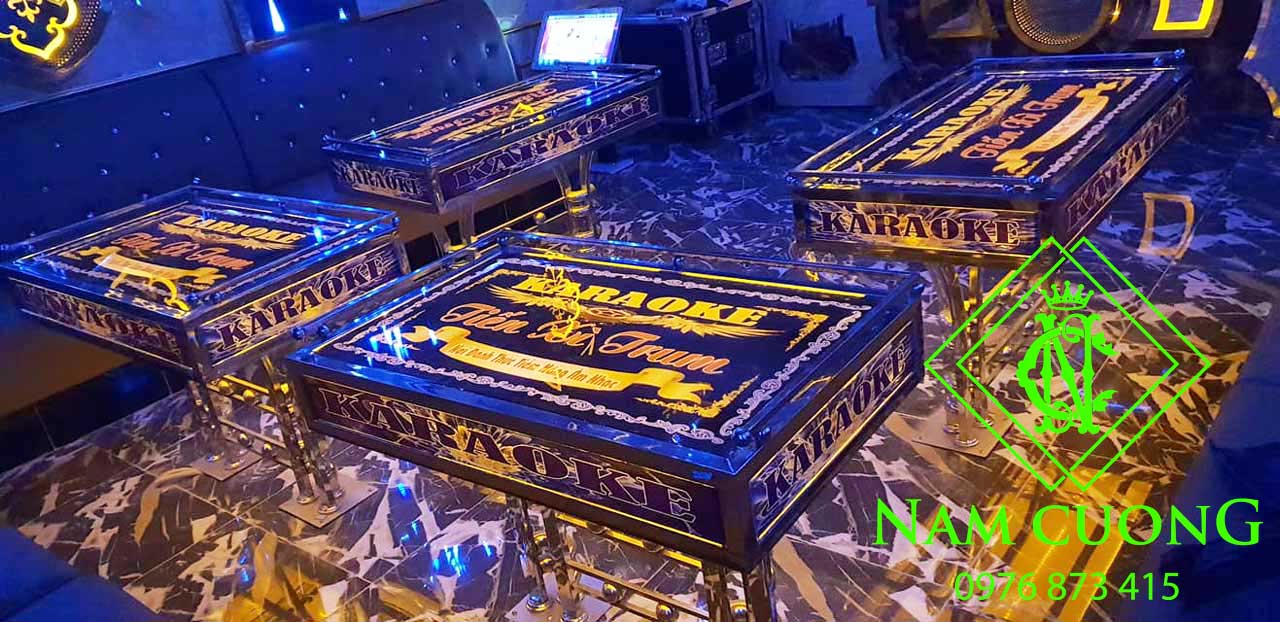 ban inox phong karaoke