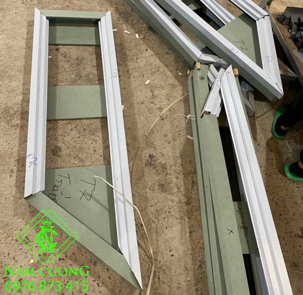 Khối inox cốt gỗ mdf