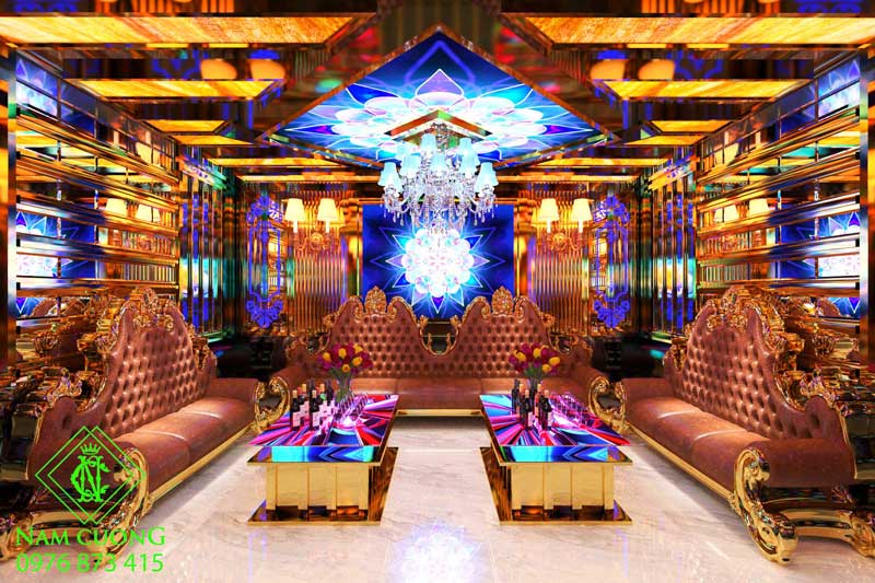 mẫu phòng karaoke gia đình cao cấp