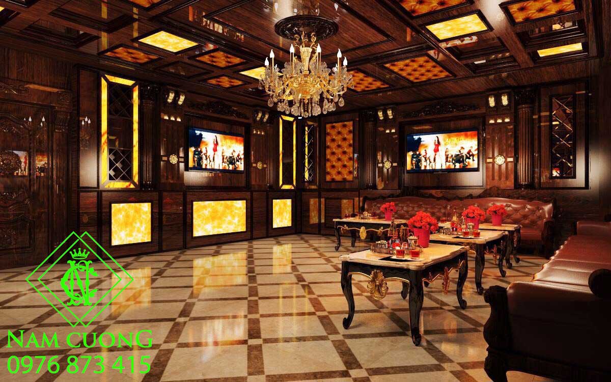 thiết kế phòng karaoke gia đình vip